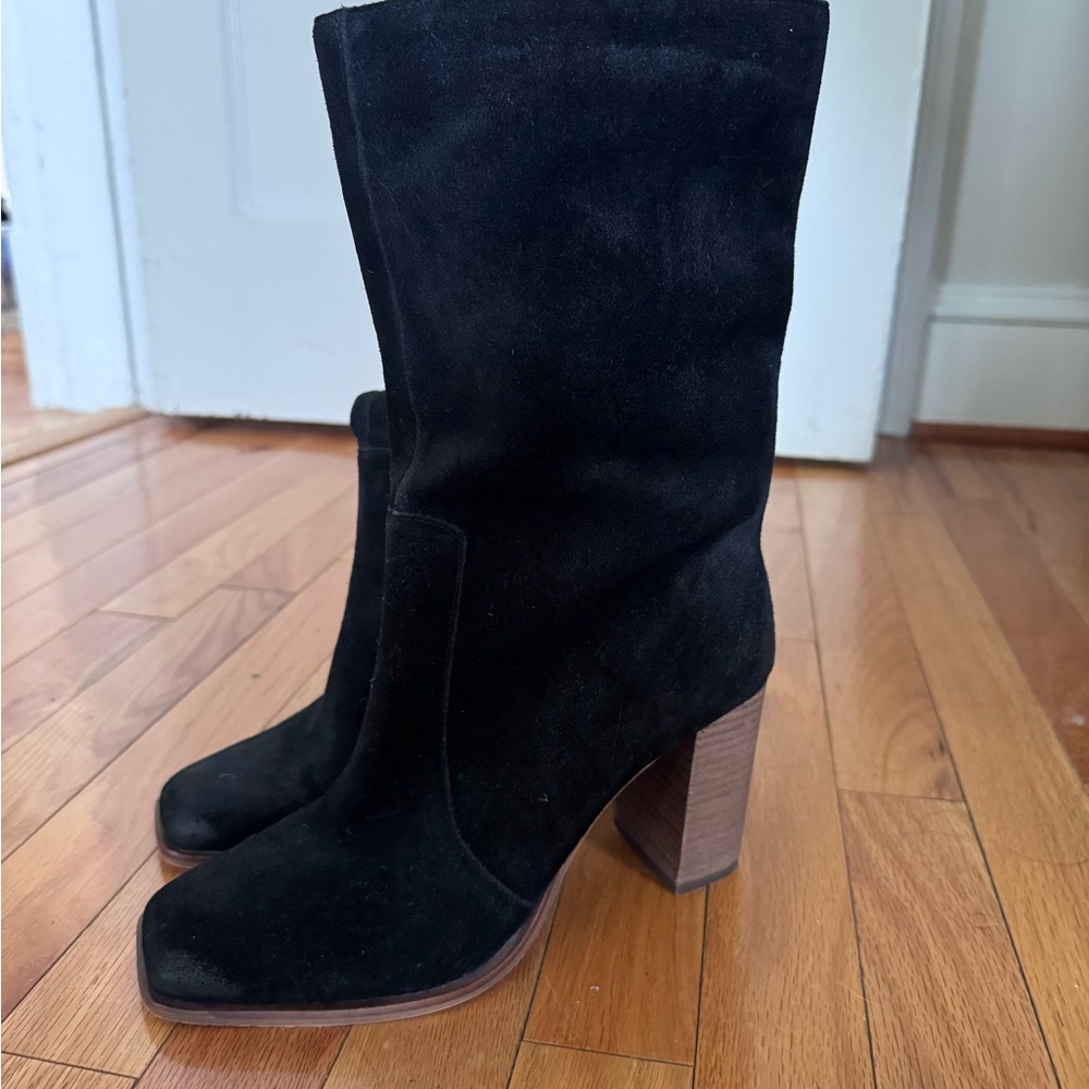 Dolce Vita Black Suede Women's Boots